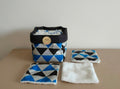 Panier Réversible de 10 Lingettes Lavables Zéro Déchets