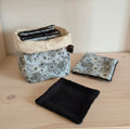 Panier Réversible de 10 Lingettes Lavables Zéro Déchets
