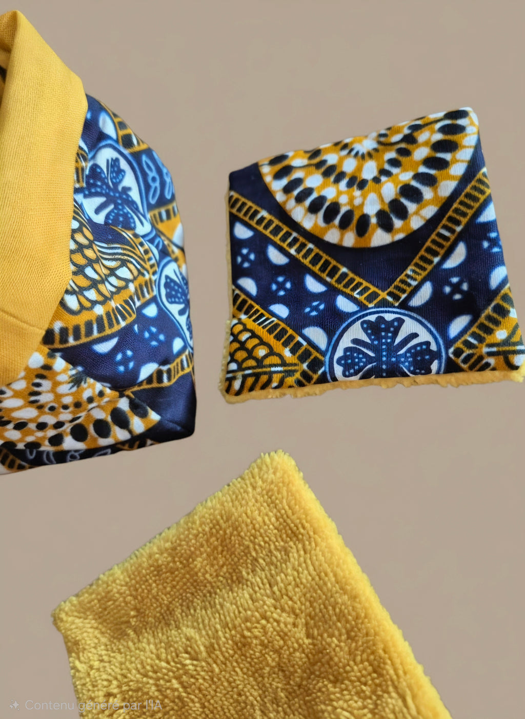 Panier Réversible de 10 Lingettes Lavables Zéro Déchets
