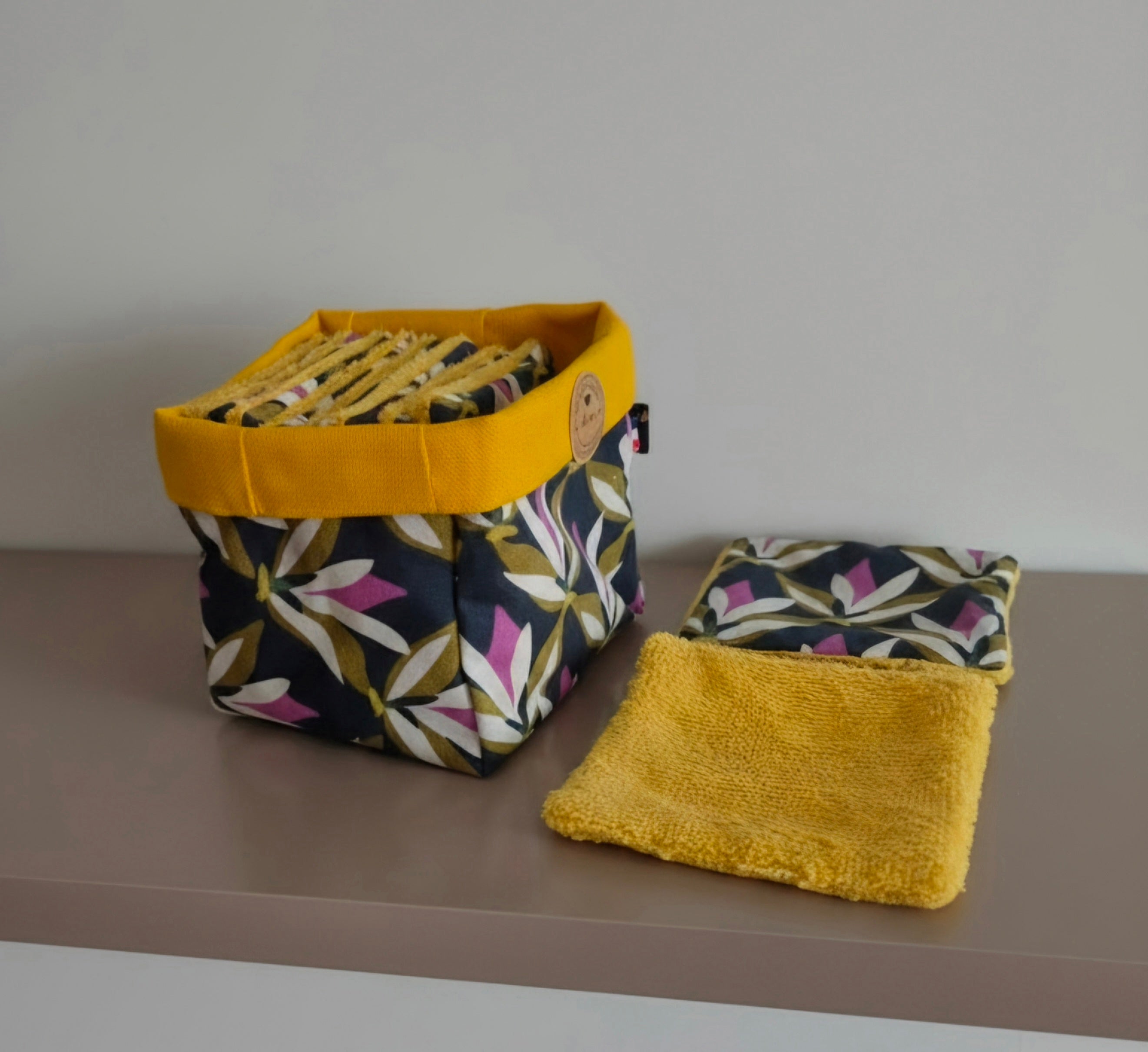 Panier Réversible de 10 Lingettes Lavables Zéro Déchets (Copie)