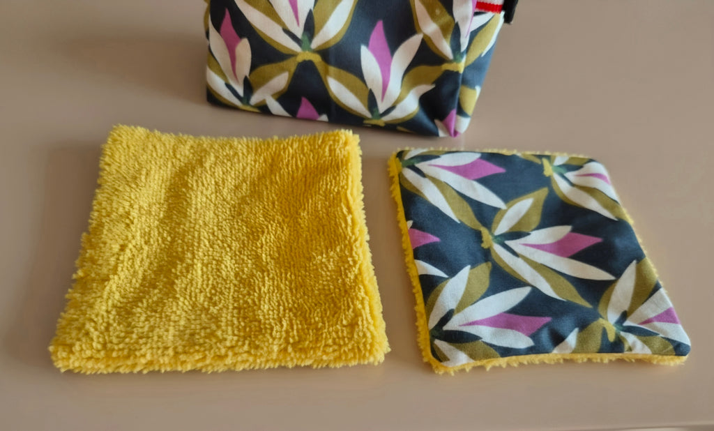 Panier Réversible de 10 Lingettes Lavables Zéro Déchets (Copie)
