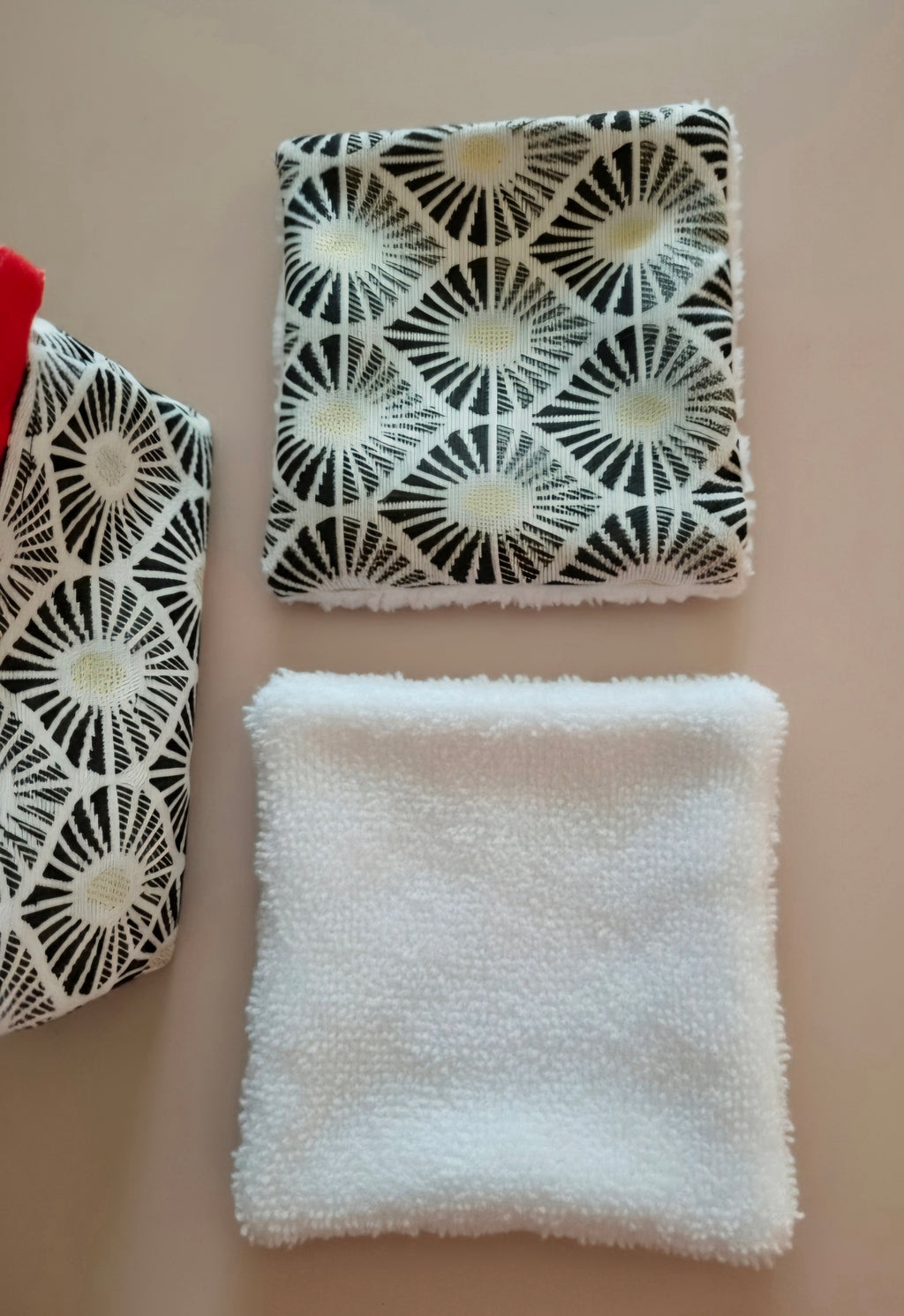 Panier Réversible de 10 Lingettes Lavables Zéro Déchets