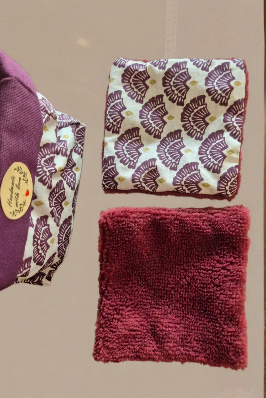 Lingettes lavables zéro déchet